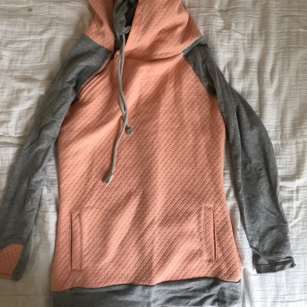 Pink & gray sweatshirt